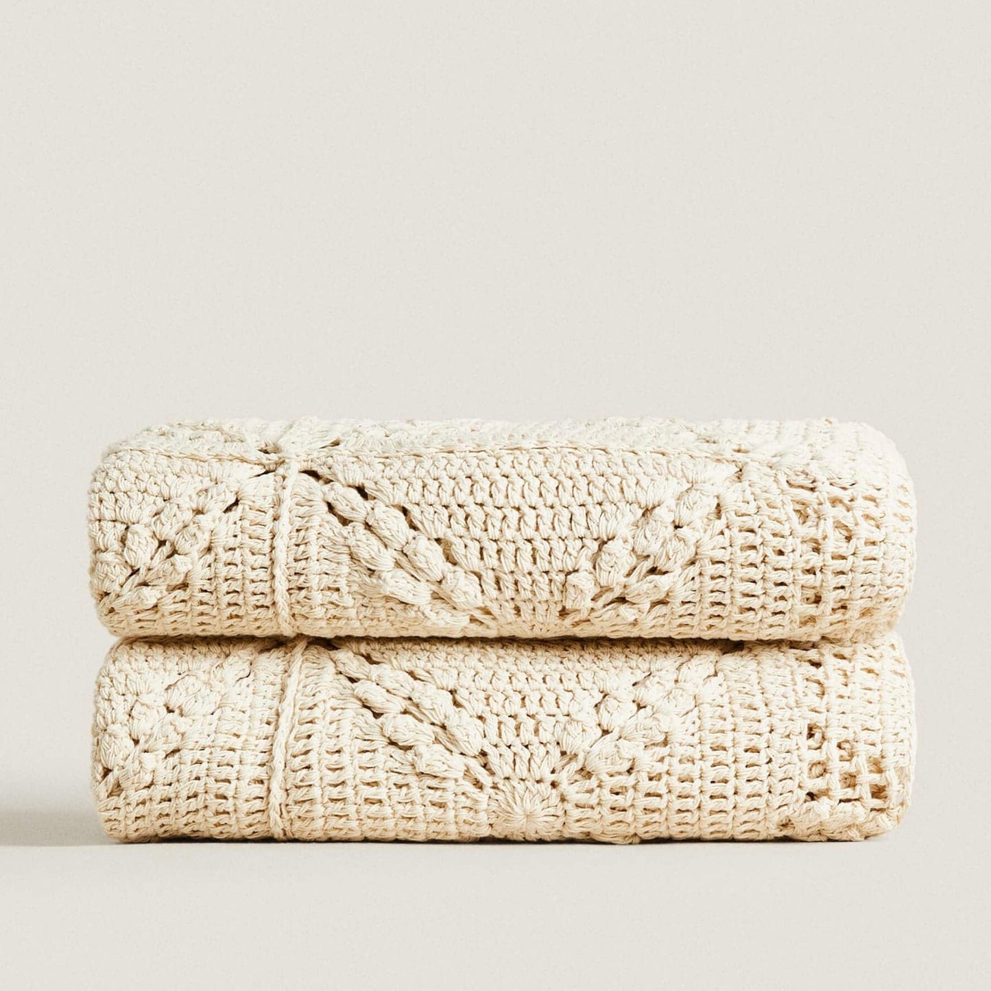 Cotton Knit Throw