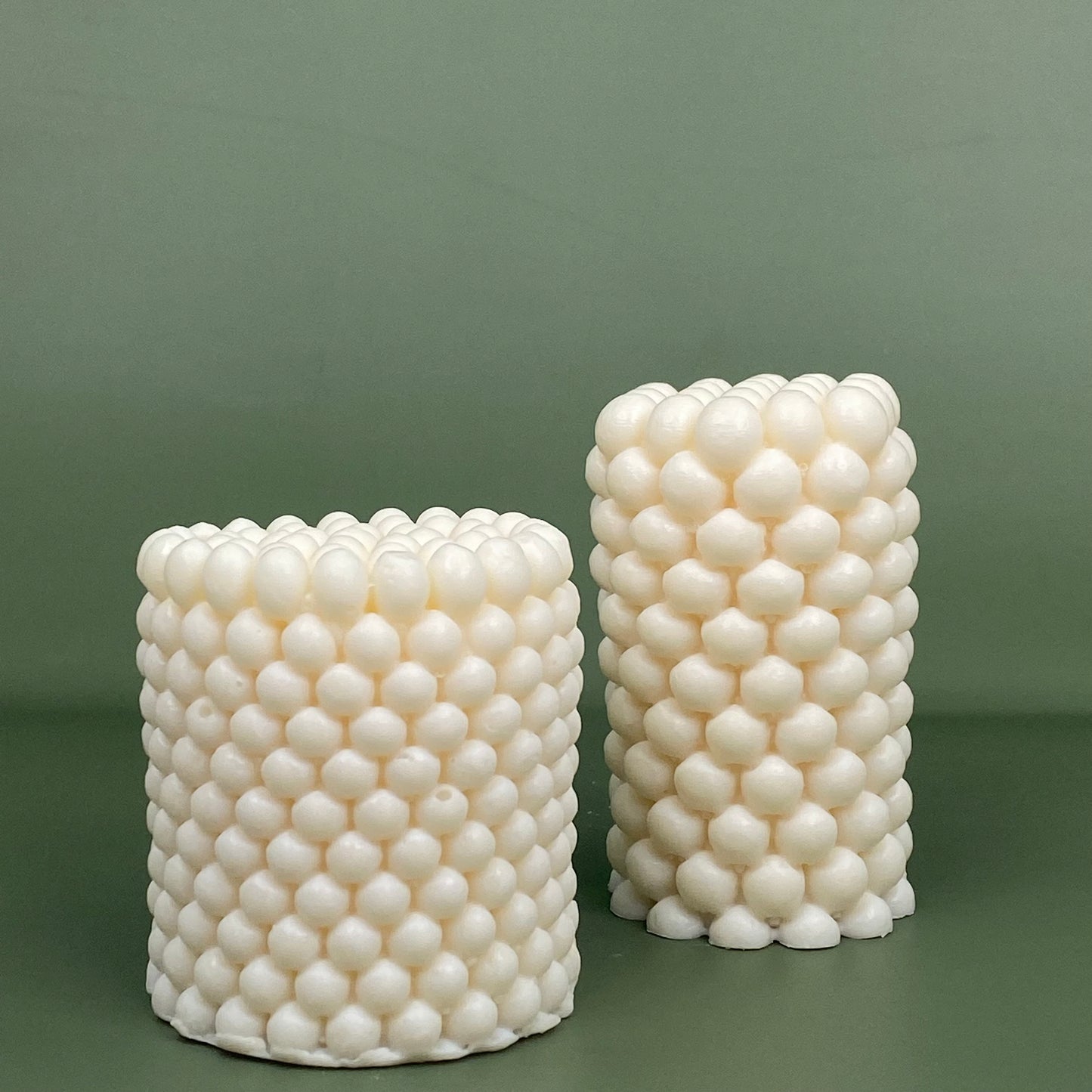 Bubble Pillar Soy Wax Candle